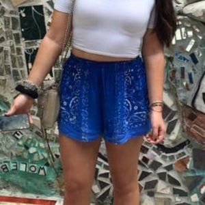 Bandana Print Shorts